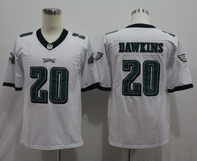 Men's Philadelphia Eagles Brian Dawkins #20 White Jersey